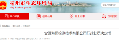 匯總！各省檢測機構(gòu)被罰案
